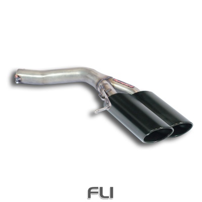 SS775977 - Supersprint Rear pipe Right 100x75 Gun Metal Grey(Muffler delete)