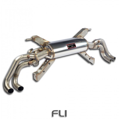 SS776054 - Supersprint Rear exhaust with valves Right - Left 4 exits(Deletes the stock, secondary catalytics - fits to the stock endpipes)-14,0 Kg