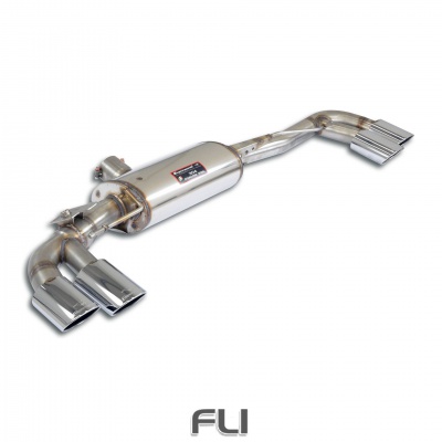 SS777827 - Supersprint Rear exhaust 2 exit Right 100x75 - 2 exit Left 100x75, with valve