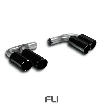 SS779136 - Supersprint Endpipe kit Right OO100 - Left OO100 Gun Metal Grey