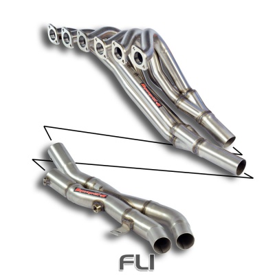 SS782501 - Supersprint Manifold + X-Pipe (Left Hand Drive)Stainless steel for OEM catalytic converter