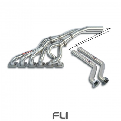 SS783701 - Supersprint Manifold + connecting pipes 100% Stainless steel (Left Hand Drive)