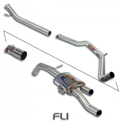 SS805220 - Supersprint Cat.-Back - Body Kit Package, with Racing rear muffler