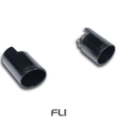 SS816054 - Supersprint Endpipe kit Right O100 - Left O100 Gun Metal Grey