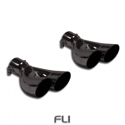 SS816056 - Supersprint Endpipe kit Right OO70 - Left OO70 Gun Metal Grey