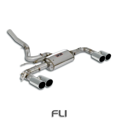 SS833336 - Supersprint Rear exhaust right - left with valve, 4 endpipes O 90