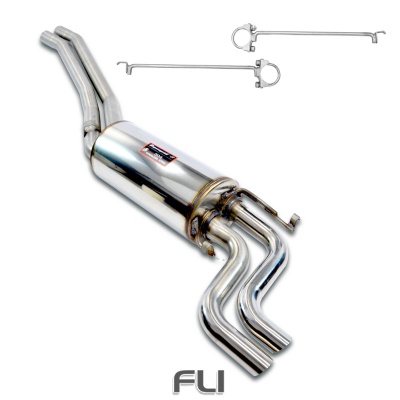 SS840304 - Supersprint Centre pipes kit + rear exhaust, with S-Bend tips