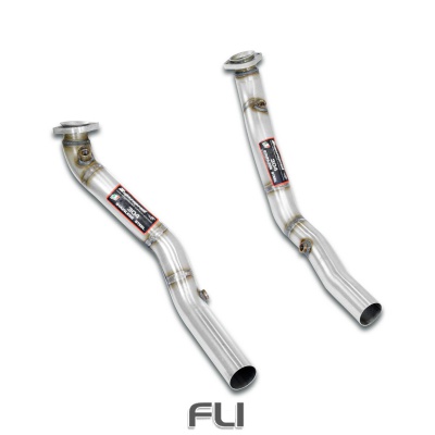 SS843711 - Supersprint Downpipe kit Right + Left for the stock manifold  (Left and right hand drive)