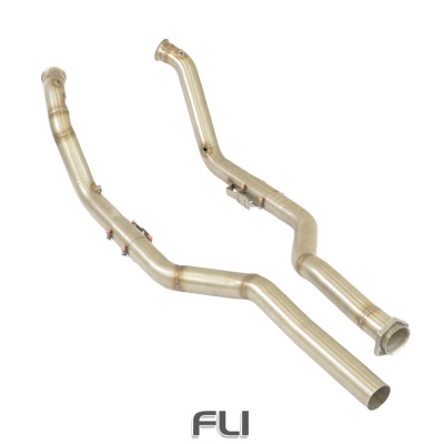 SS845811 - Supersprint Turbo downpipe kit + Front pipe right - left (Replaces OEM catalytic converter)