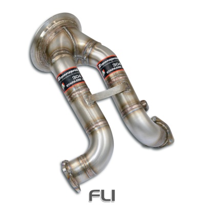 SS861231 - Supersprint Downpipe right - left (Replaces catalytic)(Left / Right Hand Drive)