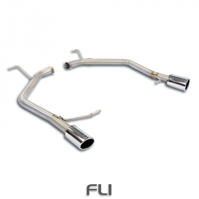 SS916314 - Supersprint Rear pipe kit Right O90 - Left O90 (Muffler delete)
