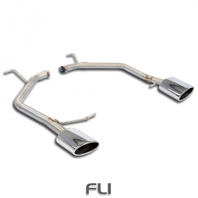 SS916315 - Supersprint Rear pipes Right 145x95 - Left 145x95(Muffler delete)