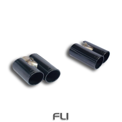 SS925776 - Supersprint Endpipe kit Gun Metal Grey 2 exit Right OO100 + 2 exit Left OO100