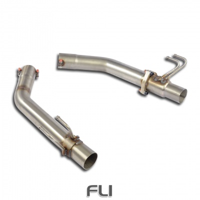 SS925844 - Supersprint Exit pipes kit Right - Left  For electric valve