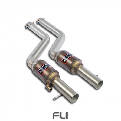 SS981802 - Supersprint Metallic catalytic converter Right - Left + X-Pipe