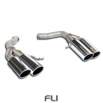 SS982214 - Supersprint Rear pipes Right OO90 - Left OO90(Muffler delete)