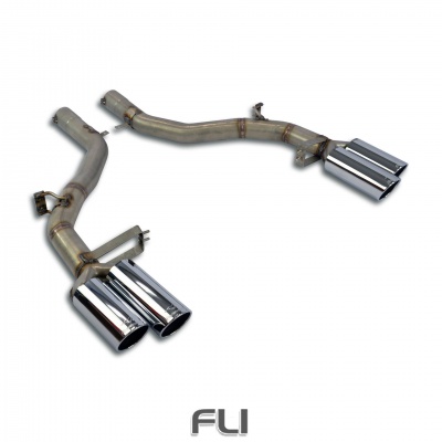 SS982314 - Supersprint Rear pipes Right OO90 - Left OO90(Muffler delete)