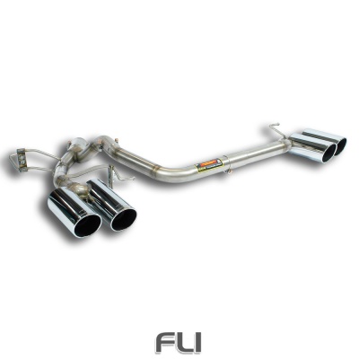SS982836 - Supersprint Rear pipe kit Right OO100 - Left OO100(Muffler delete)