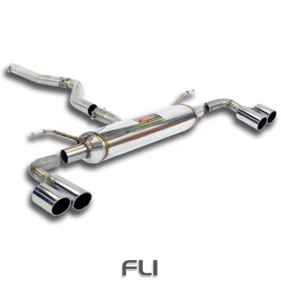 SS983706 - Supersprint Connecting pipe + rear exhaust Right OO80 - Left OO80