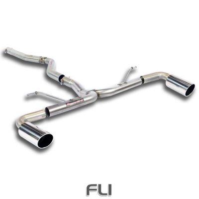 SS983714 - Supersprint Connecting pipe + rear pipe Right O90 - Left O90(Muffler delete)