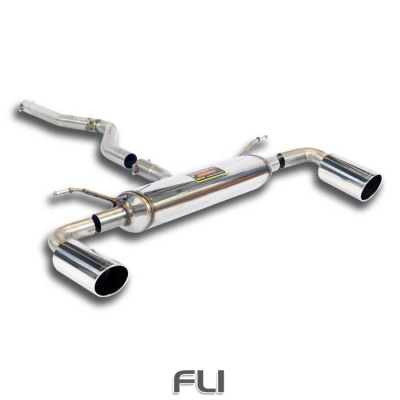 SS983724 - Supersprint Connecting pipe + rear exhaust Right O100 - Left O100