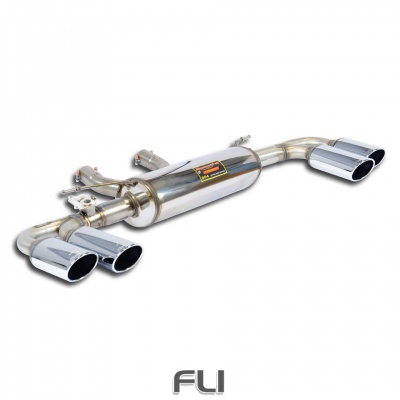 SS984127 - Supersprint Rear exhaust 2 exit Right 100x75 - 2 exit Left 100x75