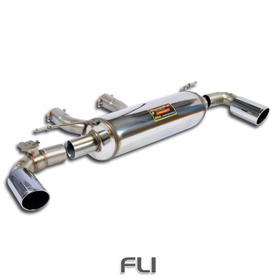 SS984244 - Supersprint Rear exhaust Right O100 - Left O100 with valve