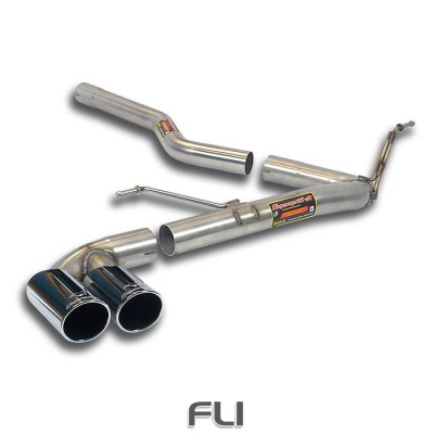SS984516 - Supersprint Connecting pipe + rear pipe OO80(Muffler delete)