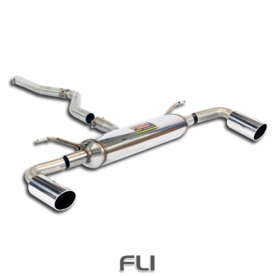 SS984604 - Supersprint Connecting pipe + rear exhaust Right O90 - Left O90