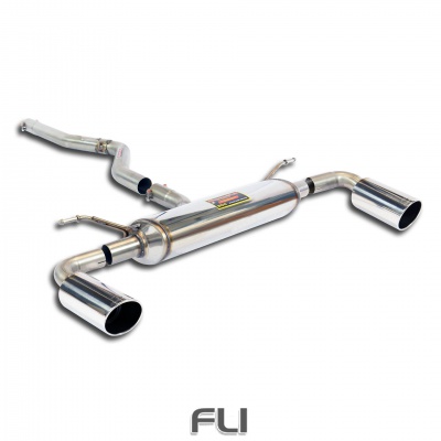 SS984624 - Supersprint Connecting pipe + rear exhaust Right O100 - Left O100