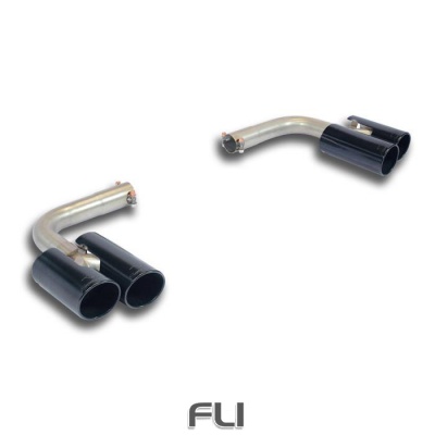 SS986176 - Supersprint Endpipe kit Gun Metal Grey Right OO90 - Left OO90