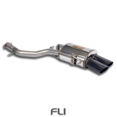 SS986347 - Supersprint Rear exhaust Right 100x75 Gun Metal Grey