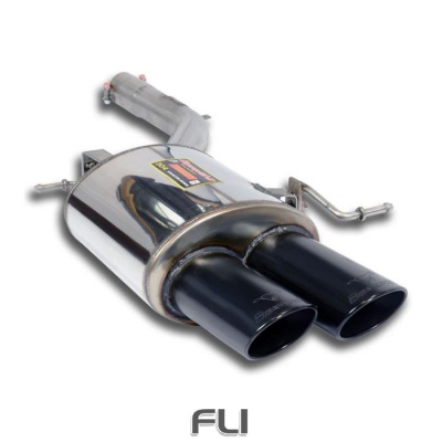 SS986457 - Supersprint Rear exhaust Left 100x75 Gun Metal Grey