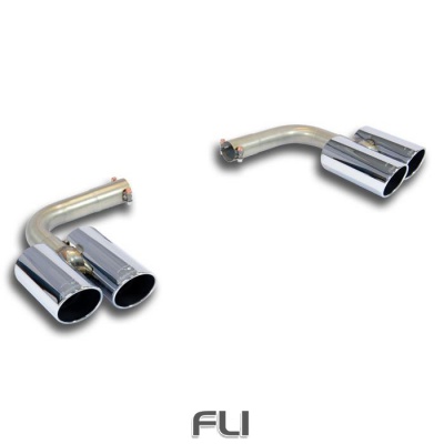SS986617 - Supersprint Endpipe kit 4 exit ov. 90x70 Right + ov. 90x70 Left