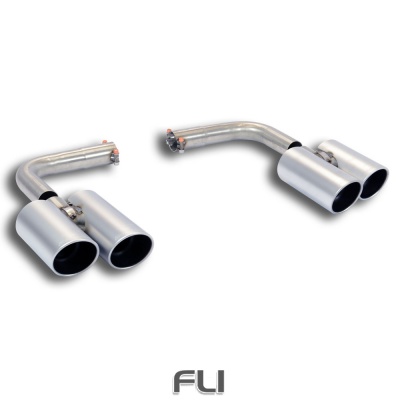 SS986656 - Supersprint Endpipe kit Satin Right OO90 - Left OO90