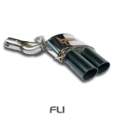 SS988056 - Supersprint Rear exhaust Right OO100 Gun Metal Grey with valve