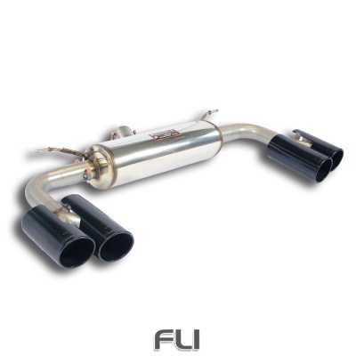 SS989346 - Supersprint Rear exhaust OO80 Right + OO80 Left Gun Metal Grey