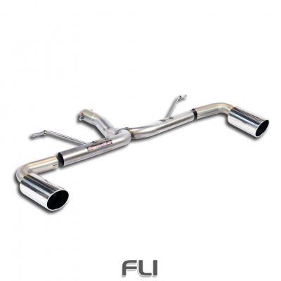 SS989534 - Supersprint Rear pipe Right O100 - Left O100(Muffler delete)