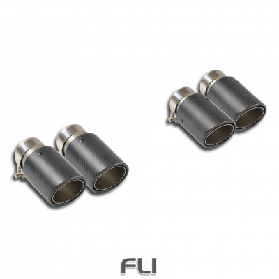 SS989696 - Supersprint Endpipe kit Right OO90 - Left OO90 carbon