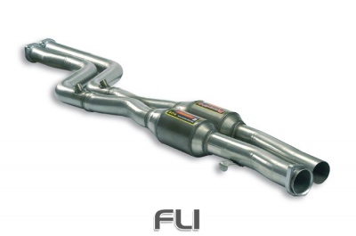 Supersprint - Front exhaust X-Pipe with Metallic catalytic converter. Right + Left