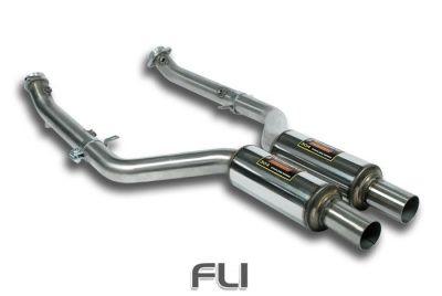 Supersprint - Front Pipes kit + silencers - (Replaces catalytic converter)