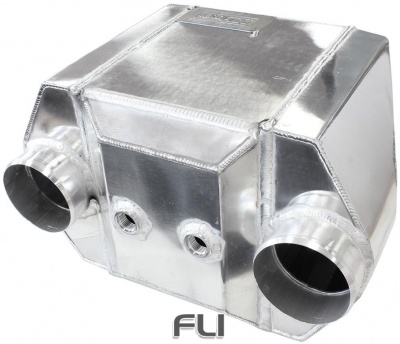 Water to Air Intercooler, 15.55 Inch x 20.08 Inch x 12 Inch Recommended for up to 1500 CFM / 1200 HP