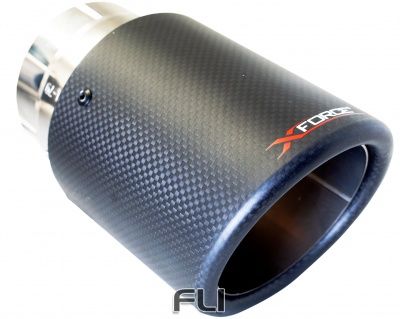 VW Golf GTi Mark 6/7 2008-2013(EU) 2009-2014(US) Carbon Fiber Tip Option (for Xforce system only - connecting dia 76mm)