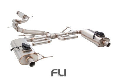 Xforce ESSOR21VKCS 3 inch Cat-Back System with Varex Mufflers, 304 Stainless Steel