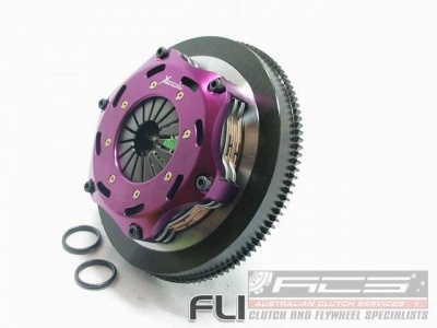 Xtreme Performance - 184mm Rigid Ceramic Twin Plate Clutch Kit Incl Flywheel