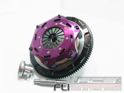 Xtreme Performance - 184mm Rigid Ceramic Twin Plate Clutch Kit Incl Flywheel