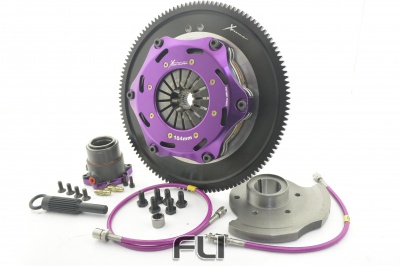 Xtreme Performance - 184mm Rigid Ceramic Twin Plate Clutch Kit Incl Flywheel & CSC