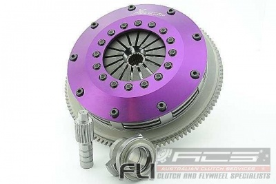 Xtreme Performance - 200mm Rigid Ceramic Twin Plate Clutch Kit Incl Flywheel
