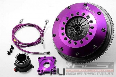 Xtreme Performance - 200mm Rigid Ceramic Twin Plate Clutch Kit Incl Flywheel & CSC