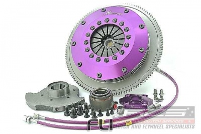 Xtreme Performance - 200mm Rigid Ceramic Twin Plate Clutch Kit Incl Flywheel & CSC